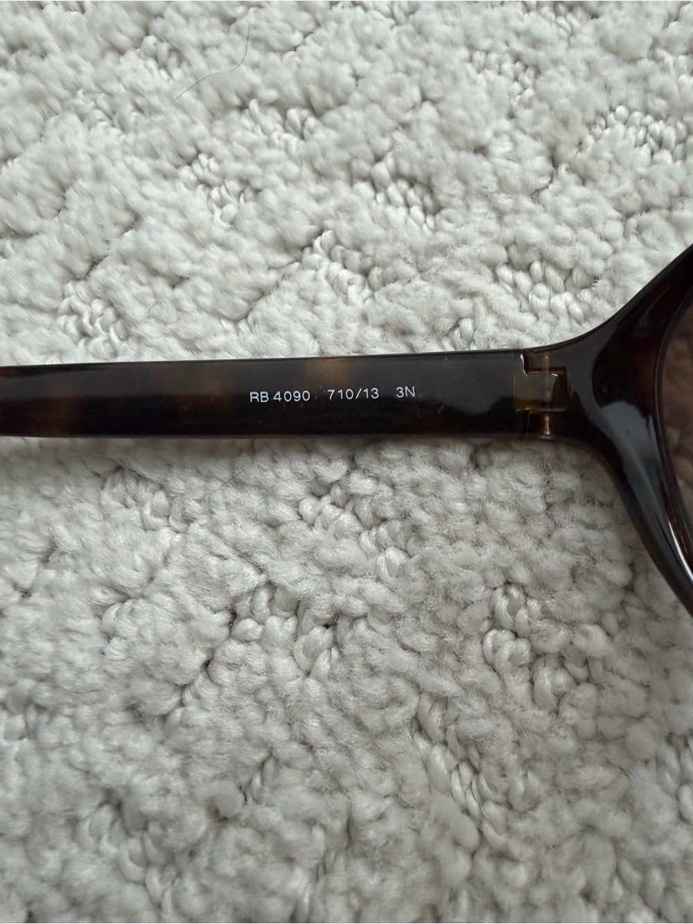Vintage Ray-Ban Tortoiseshell Frame Sunglasses with Brown Lenses RB 4090 - Picture 6 of 10